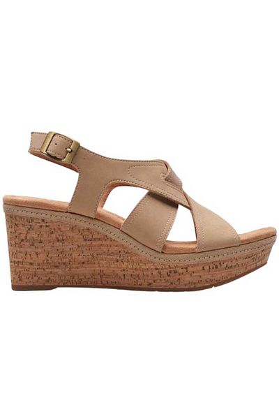 CLARKS Elleri Rae Nougat CASUAL WOMEN SANDALS