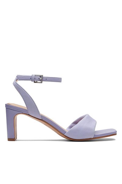 CLARKS Seren65 Strap Lilac Nubuck FORMAL WOMEN SANDALS