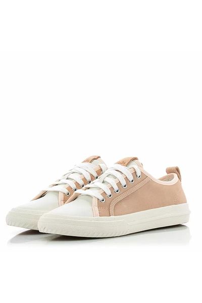 CLARKS Roxby Lace Pale Peach Combi CASUAL WOMEN SHOES
