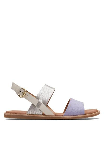 CLARKS Karsea Strap Lilac Combi CASUAL WOMEN SANDALS