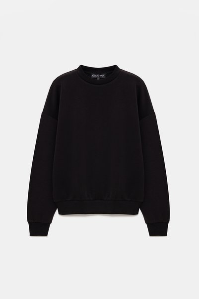No Matter What Kadın Soft Touch Basic Sweatshirt Bisiklet Yaka Uzun Kollu