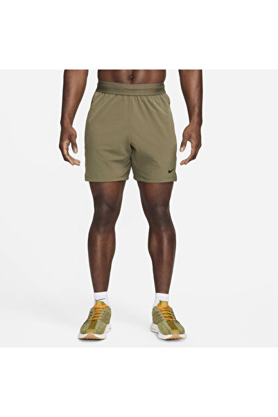 Nike Dri-Fit Flex Rep 4.0 7'' Unlined Athletic Training Yeşil Erkek Şort