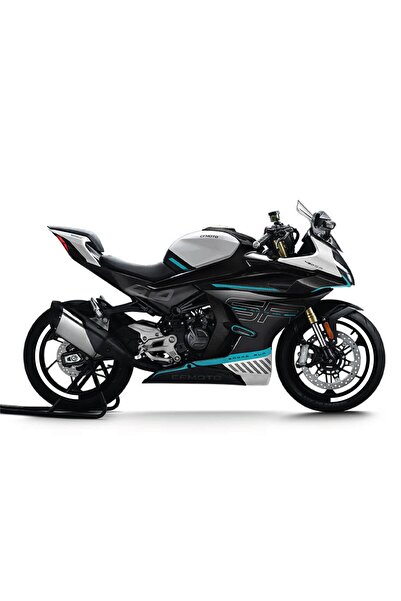 Motiker CFMOTO 450SR Yarım Jant Kaplama Sticker Etiket Modeli Beyaz