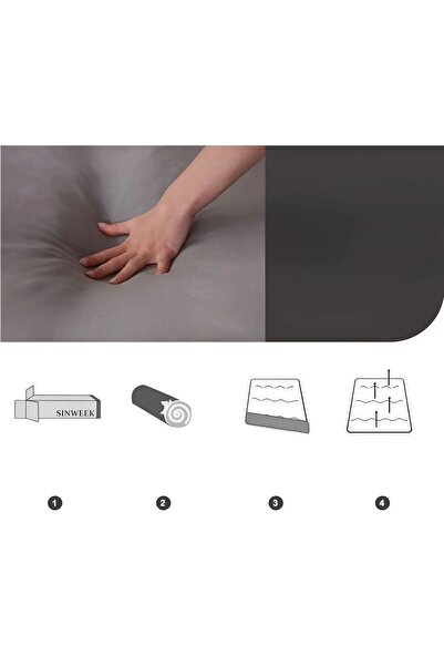 PATARA HOME Lori Model Yatağı & Aktivite Yatağı & Misafir Yatağı & Dolgulu Yer Yatağı % Fermuarlı Kılıf