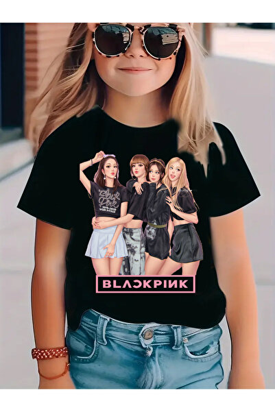 GALASHOP Blackpink %100 Pamuk Çocuk Tişörtü