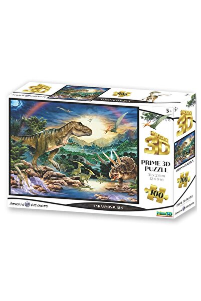 Prime 3D Tyrannosaurus Puzzle 100 Parça 10526