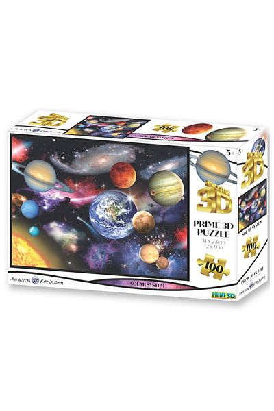 Prime 3D 10782 Model Solar System Puzzle - 100 Pieces