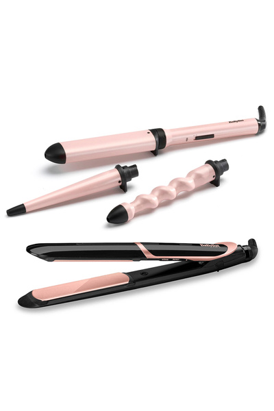 BABYLİSS Babyliss Bukle Dalga Üçlü Şekillendirici ve Salon Straight 235 Saç D...