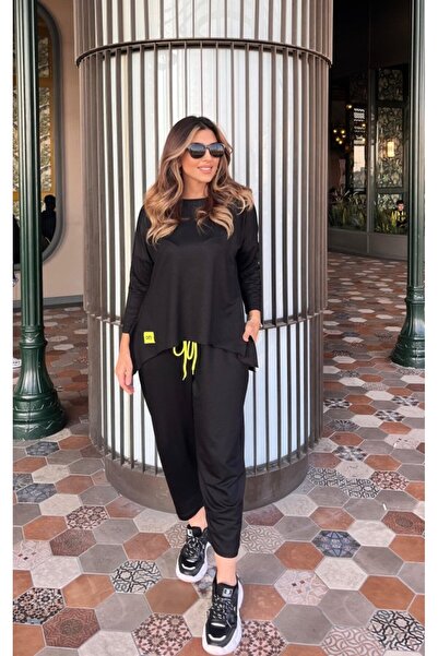 ALPACO Women's Two Thread Viscose Cotton Fabric Double Set with Crest Detail