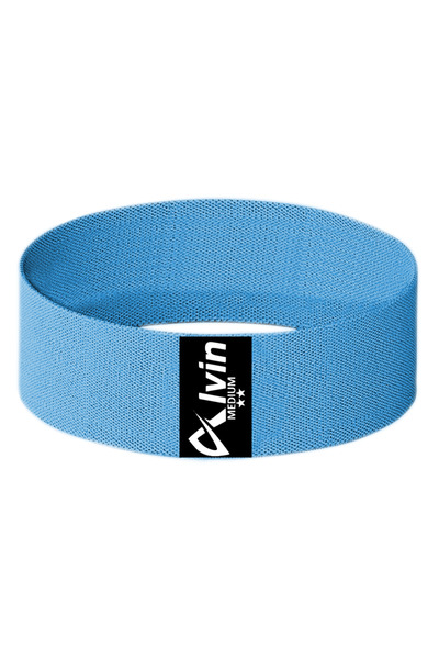 Alvin Spor Bandă de înaltă calitate din bumbac pentru squat - Set de 3, cu opțiuni ușoare și foarte dure