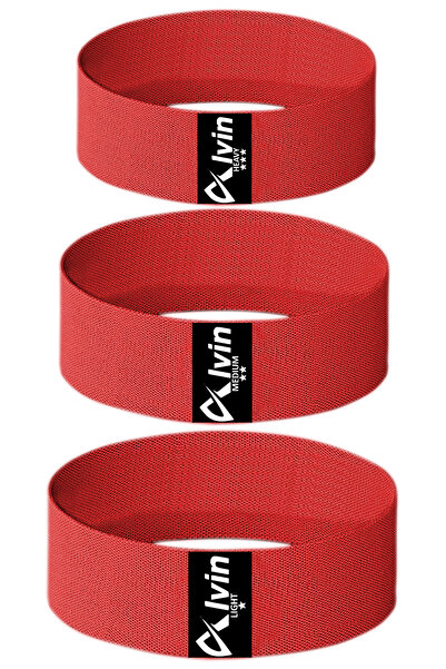 Alvin Spor Висококачествена памучна лента за клек - комплект от 3 броя, с опц...