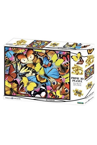 Prime 3D Kelebekler Selfie Puzzle 300 Parça 12254
