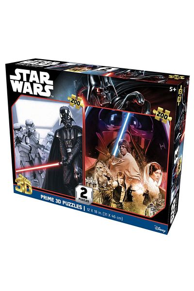 Prime 3D Star Wars Classic Double Puzzle 200 Pieces 10256