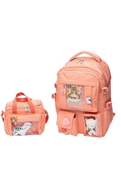 QUOVO Kawaii Korean Style Full Accessories Orthopedic Domestic Daily School B...
