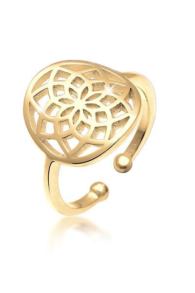 ELLI Inel Dreamcatcher Boho Trend Argint 925