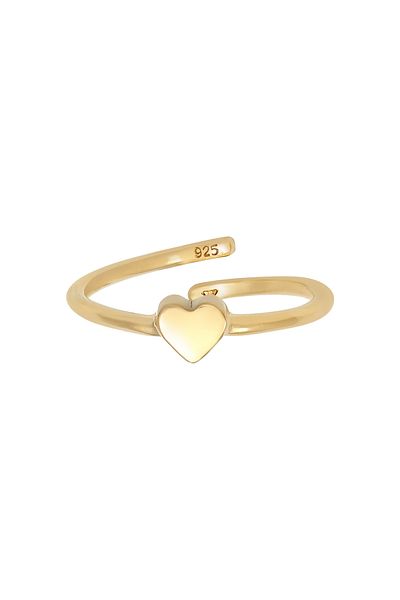 ELLI 925er Silber Kinderring – Herz Liebe Design