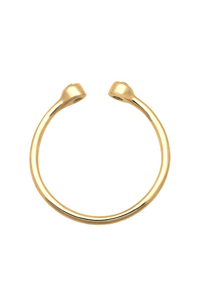 ELLI Prsten Ladies Solitaire Statement s krystaly ze stříbra ryzosti 925