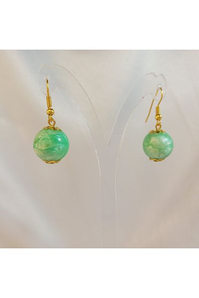 Crystal Atelier Pearlescent Special Designed Bead Dangle Women's Earrings