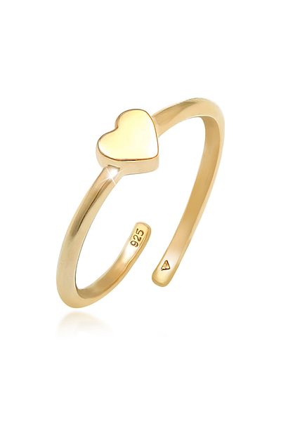 ELLI 925er Silber Kinderring – Herz Liebe Design