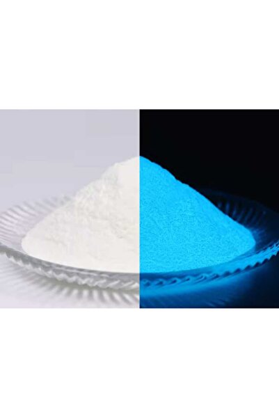 HOBİFLEX FOSFOR TOZU GÖK MAVİ RENK KARANLIKTA PARLAYAN EPOKSİ REÇİNE VE SANAT...