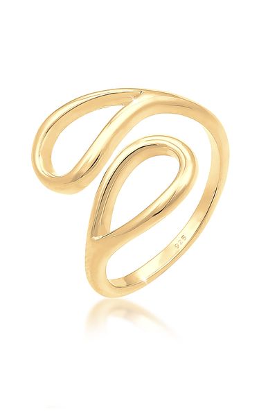 ELLI Ring Cut-out Drop 925 Sterling Silver