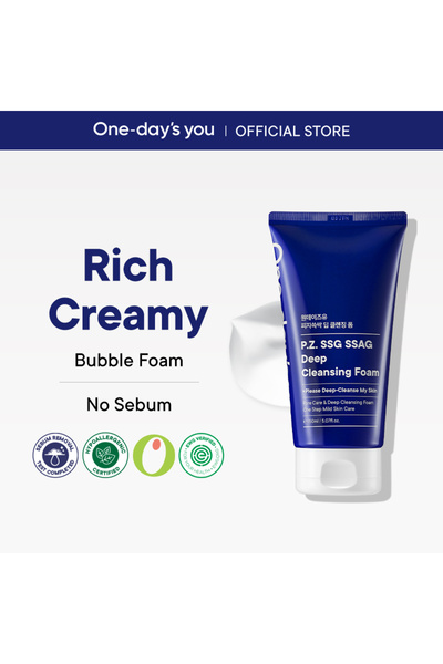 ONE DAYS YOU رغوة التنظيف العميق من One-Day's You - التحكم في الدهون والعناية...