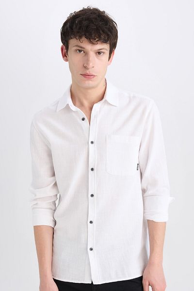 DeFacto Langarmshirt aus Baumwolle mit normaler Passform D7079AX25SP