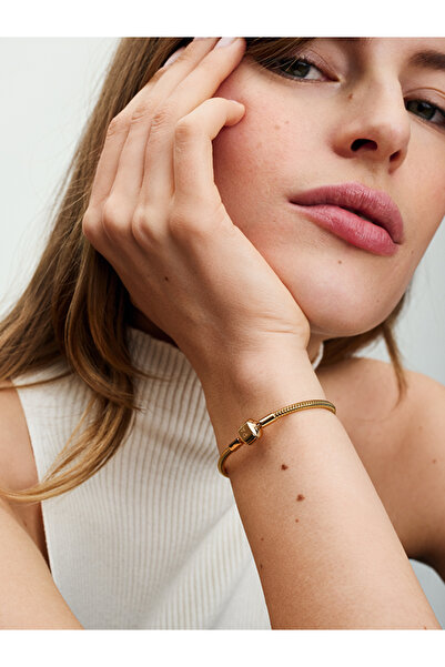 Pandora Moments Silindir Klipsli Yılan Zincirli Bileklik