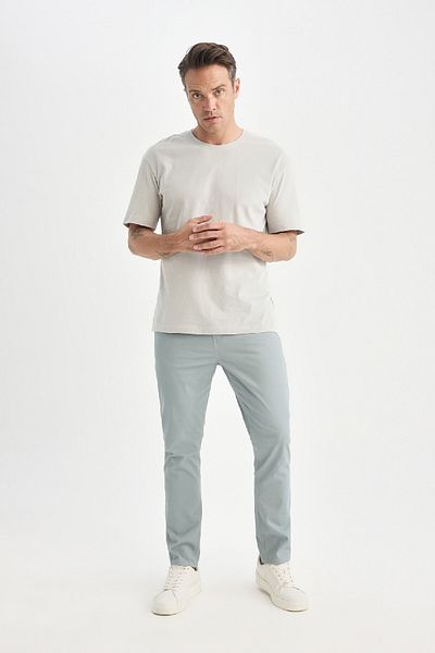 DeFacto Chino Canvas-Hose mit geradem Bein D7349AX25SP