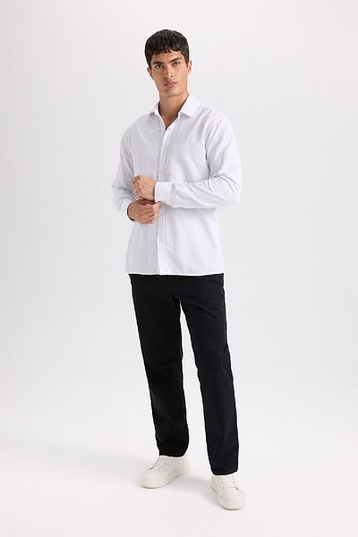 DeFacto Chino Canvas-Hose mit geradem Bein D7349AX25SP