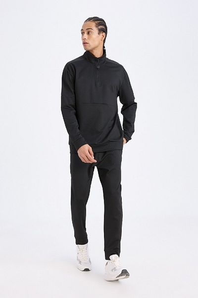 DeFacto Fit Sportsman Standard Fit Jogger Sweatpants με μαλακό ύφασμα κατάδυσης με γούνα εσωτερικά D7308ax25sp