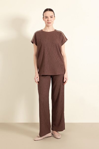 DeFacto Wickelhose, weites Bein, weites, weites Bein, flexible Taille, C0200AX25SP