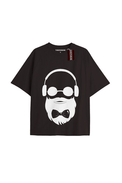 TIMESWASTINGIRL PACHET CADOU Tricou Unisex Oversize cu imprimeu text NEGRU