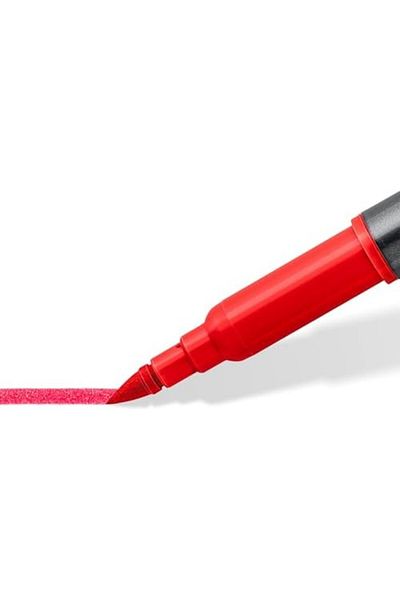 yusuftex Srht 3001 Tb18 - Double Felt Fine Nib and Brush Nib Bright Color Pen