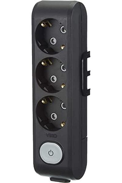 STOREMAX Multi-Let Black Child Terminal Block Socket with Switch Protection 646268