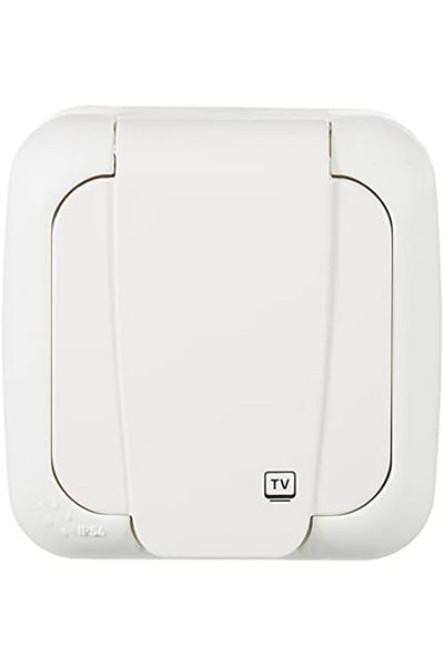 STOREMAX Jvnnshop Palm White Tv Transitional 12Db 646268