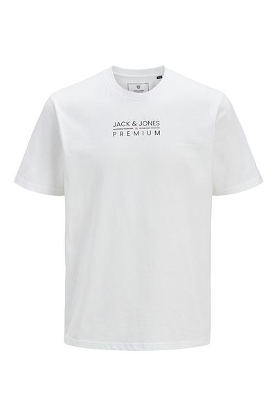 Jack & Jones Μπλουζάκι Jack Jones Jprbluatlas Ss Tee Erkek Beyaz 12275372-01