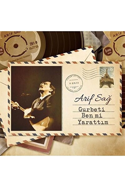 Genel Markalar Plak Lp-Arif Sag- Gurbeti Ben Mi Yarattım Lp