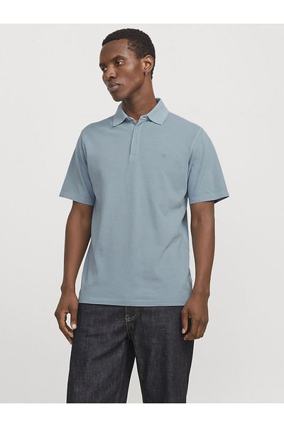 Jack & Jones Premium Poloshirt Einfarbig Hemdkragen Poloshirt