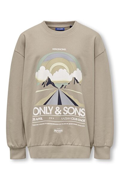 Only & Sons Sweatshirt mit Rundhalsausschnitt