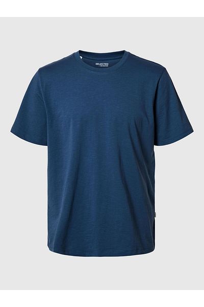 Selected Homme T-Shirt Flammengarn Baumwoll