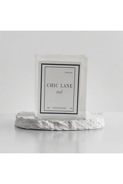 Chic lane Buhurdanlık Koku Tableti Soya Wax Melt Oud Kokusu Mum Erimesi %100 Soya Mumu, El Yapımı 6lı