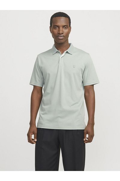 Jack & Jones Premium Poloshirt Einfarbig Hemdkragen Poloshirt