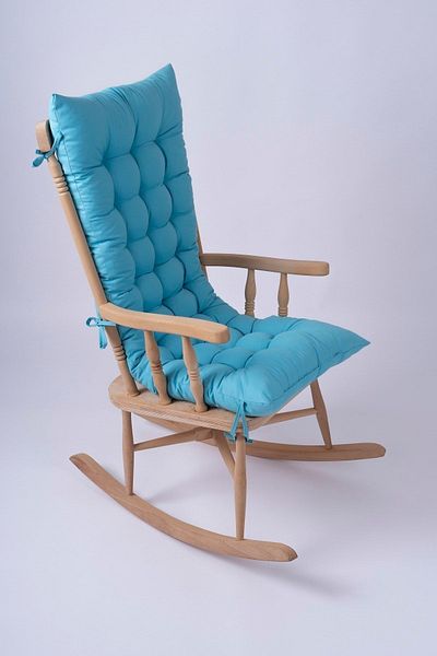 ALTINPAMUK Turquoise Selen Luxury Chair Cushion - 120x50 Cm Bench Swing Rocking (Cushion Only)