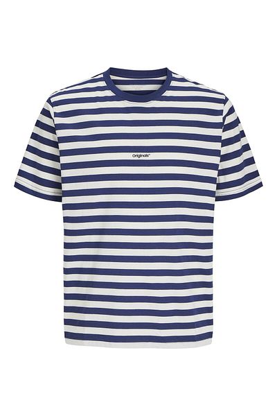 Jack & Jones T-shirt Gestreift Rundhalsausschnitt T-shirt