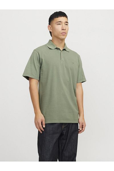 Jack & Jones Premium Poloshirt Einfarbig Hemdkragen Poloshirt