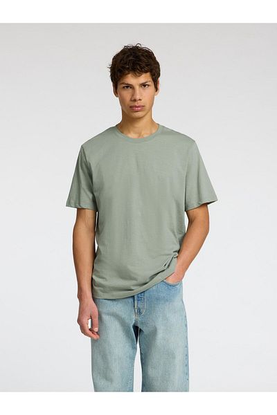 Selected Homme T-Shirt Flammengarn Baumwoll