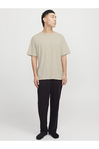 Jack & Jones Loungewear Set 2er-pack Einfarbig Rundhals Loungewear Set
