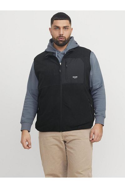 Jack & Jones Plus Fleece Gilet Plus Size Fleece Gilet