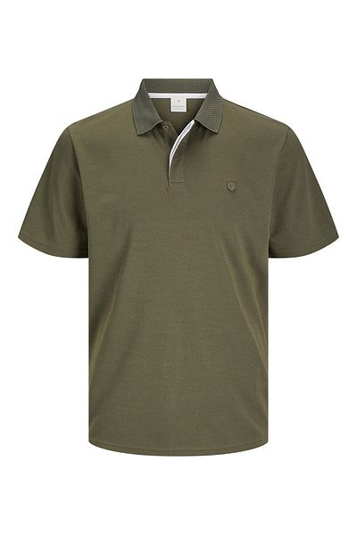 Jack & Jones Premium Poloshirt Einfarbig Hemdkragen Poloshirt